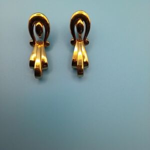 Monet  PAT Elegant Gold-Tone Clip On Earrings
